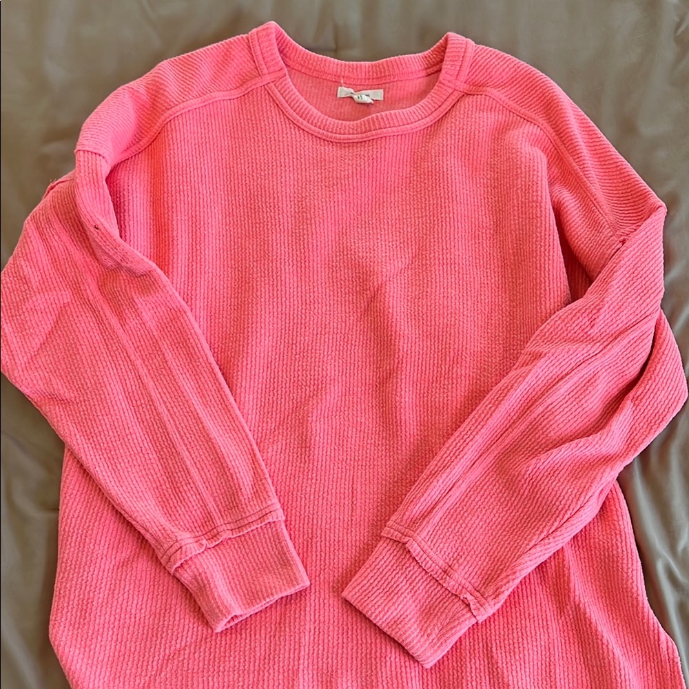 Maurices Bright Pink Knit Top